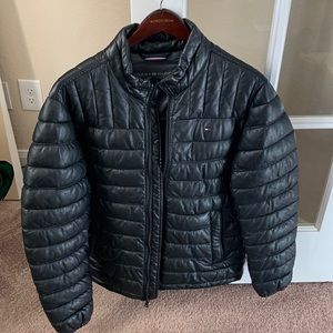 Excellent used condition black Tommy Hilfiger jacket size small.